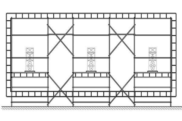 芜湖组装式银幕架